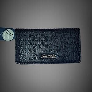 Womens Nautica Indigo Blue Long RFID Blocking Wallet